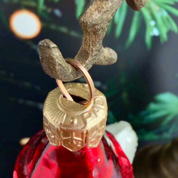 Christopher Radko 'KITTY CLOWN' Glass Ornament 4" Vintage 1997 Red & White - Picture 5 of 6